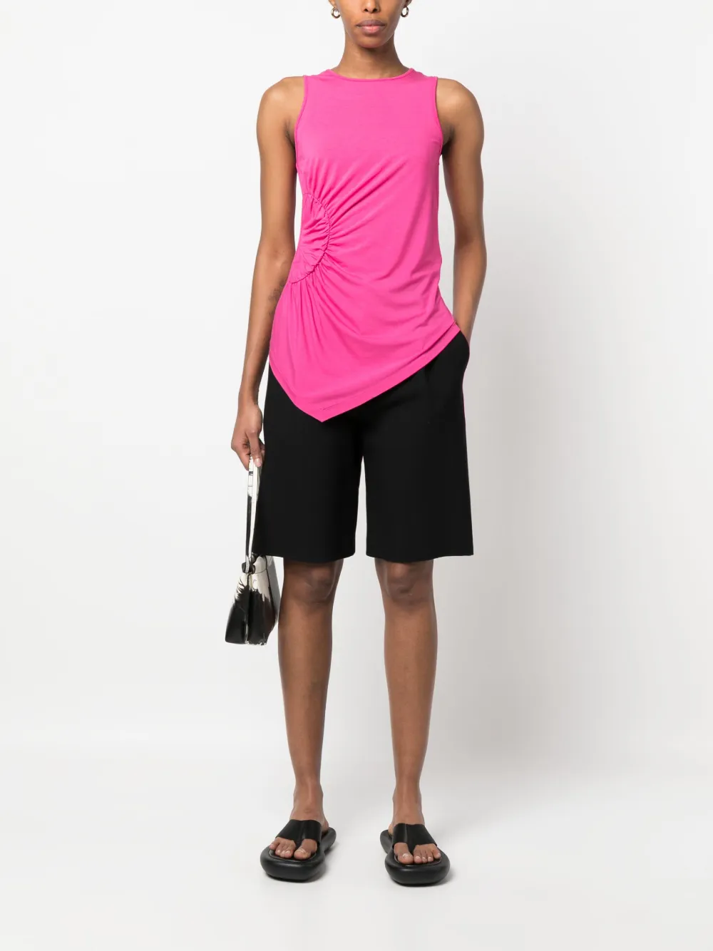 Patrizia Pepe Blouse met ruches - Roze