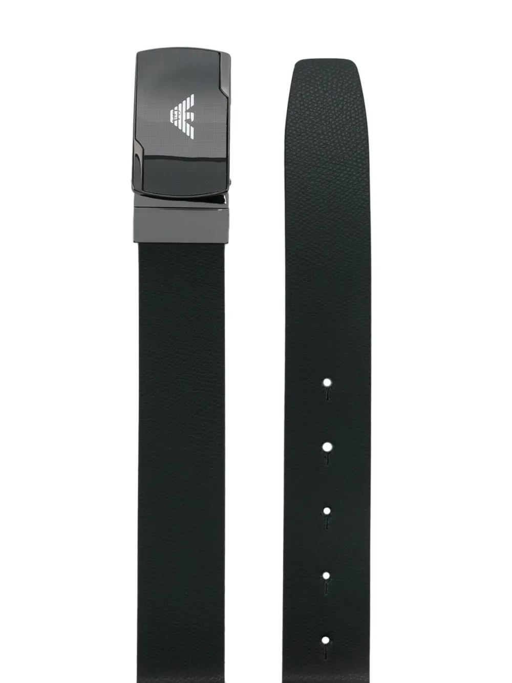 Emporio Armani logobuckle Reversible Leather Belt Farfetch