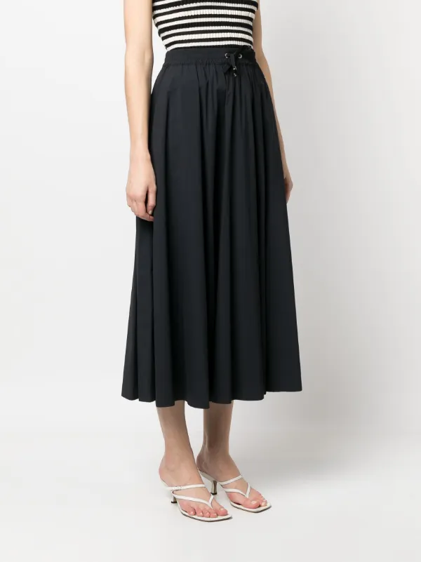Herno mid-length Flared Skirt | Black | FARFETCH NZ