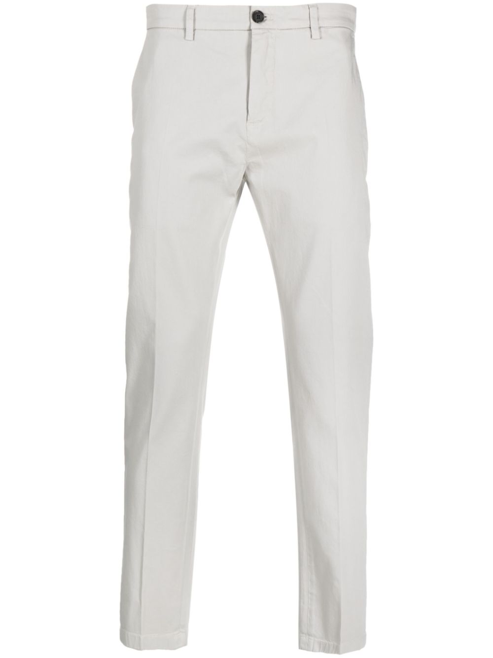 Department 5 pressed-crease tapered trousers - Grey