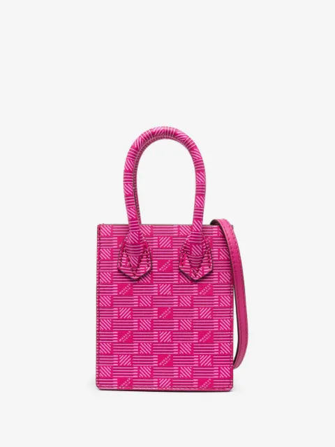 Moreau logo-print leather shoulder bag