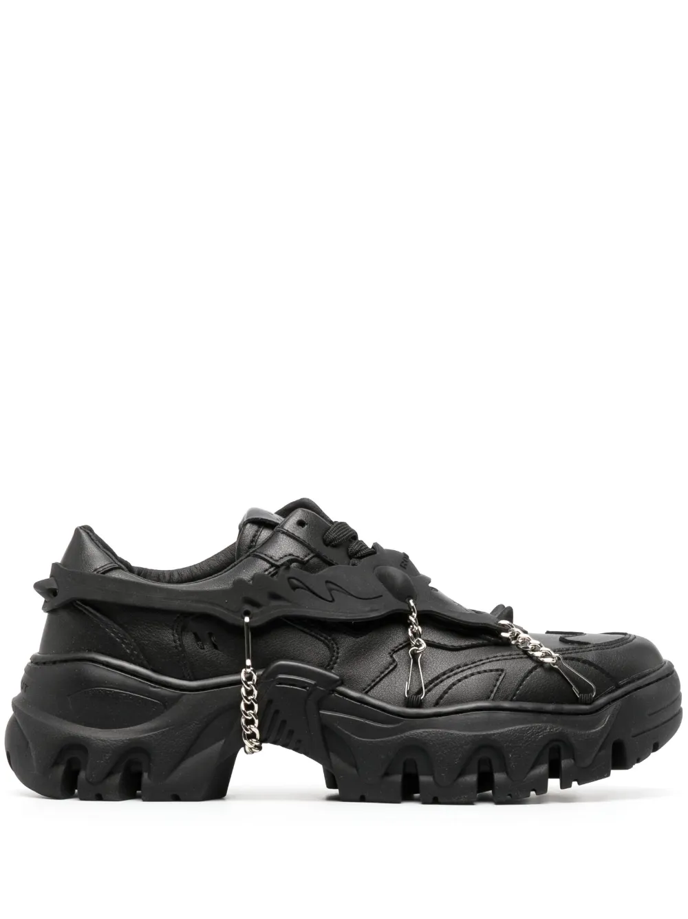 Rombaut Boccaccio Harness Sneakers Unisex Black In Black