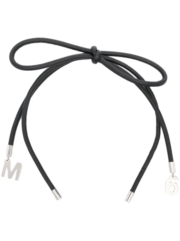 MM6 Maison Margiela logo-charm-detail Hairband - Farfetch