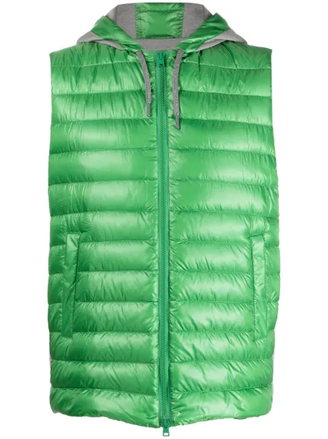 Herno gilet matelassé à capuche