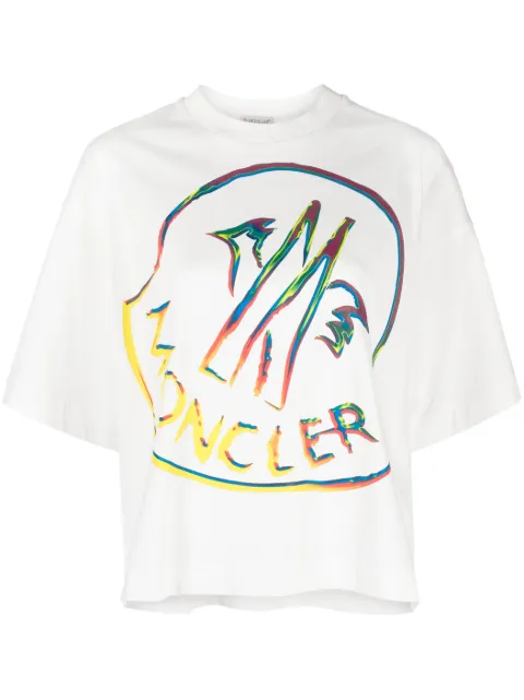 Moncler logo-print cotton T-shirt