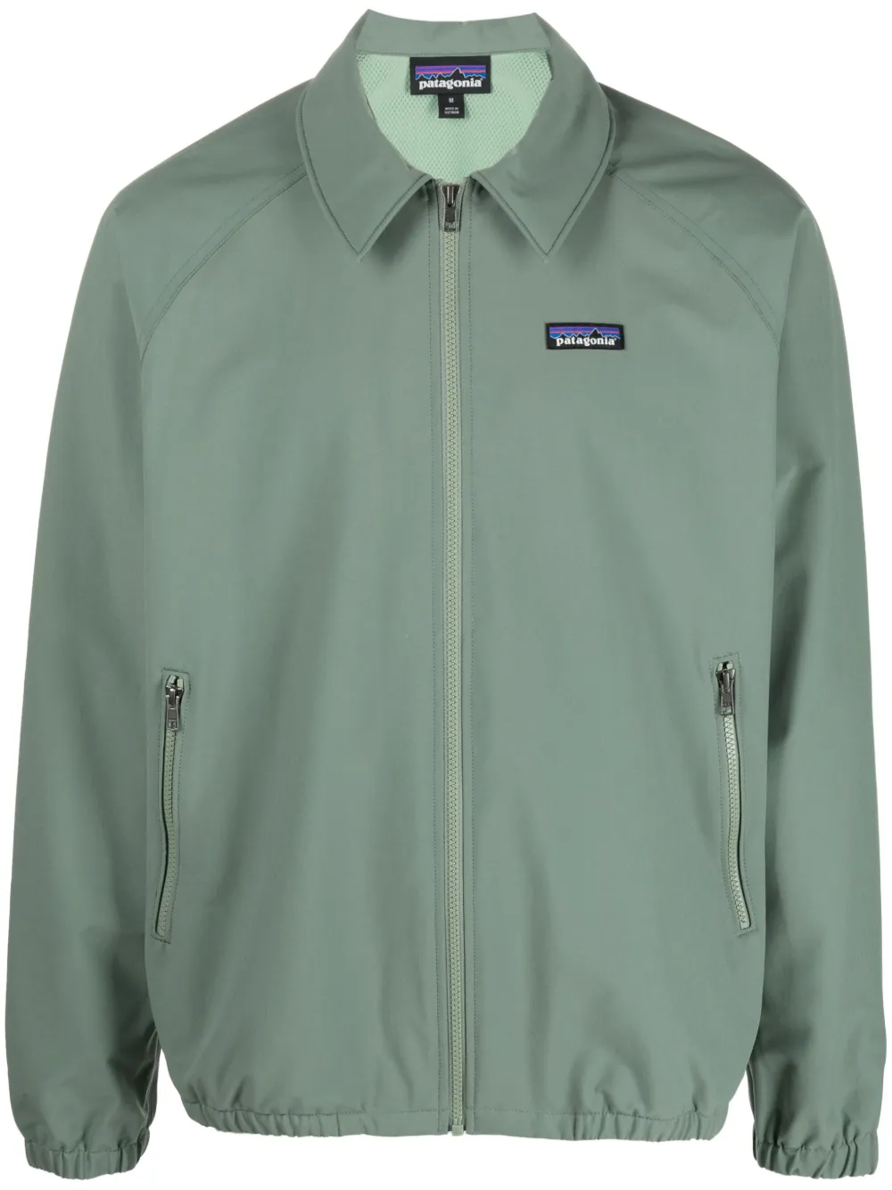 Patagonia logopatch zipup Bomber Jacket Farfetch