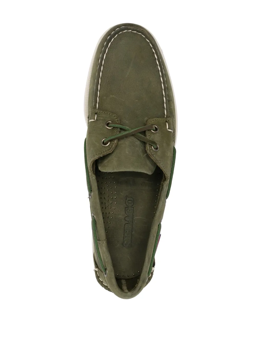 Sebago Portland Flesh Out Suede Loafers In Grün