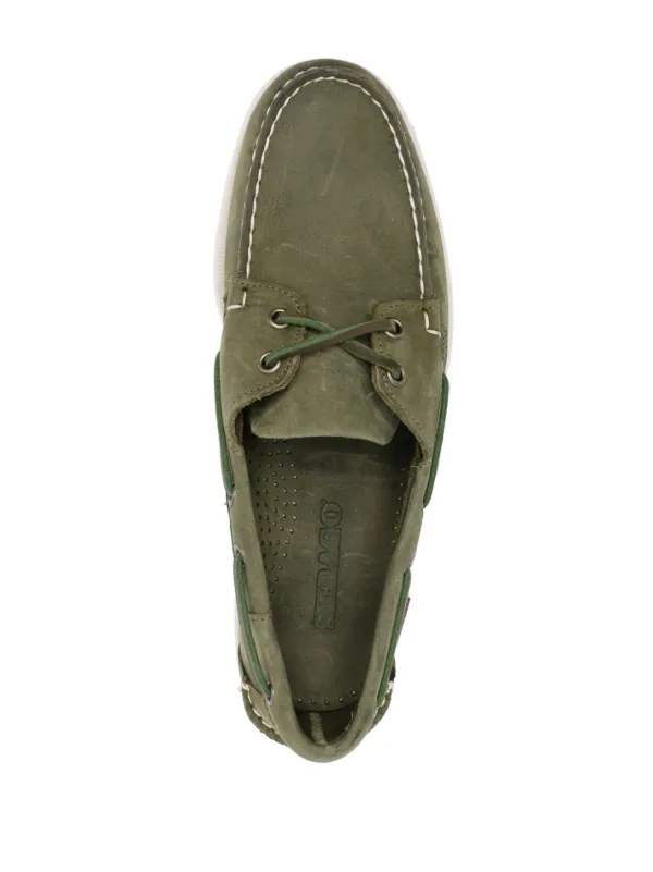 Sebago スエード デッキシューズ | グリーン | FARFETCH JP