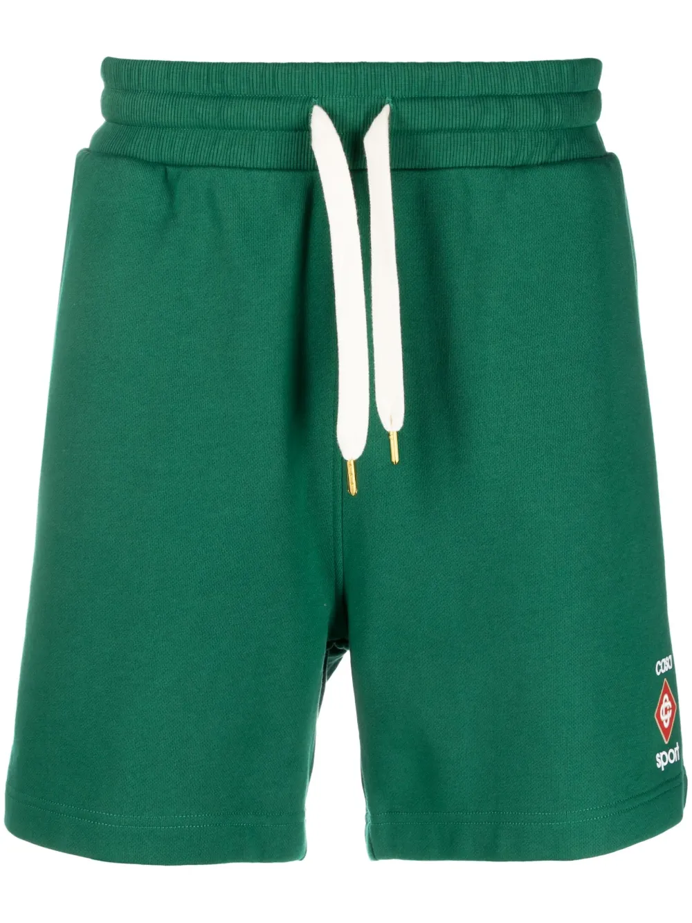 Casablanca ドローストリング トラックショーツ - グリーン Casablanca ドローストリング トラックショーツ - グリーン