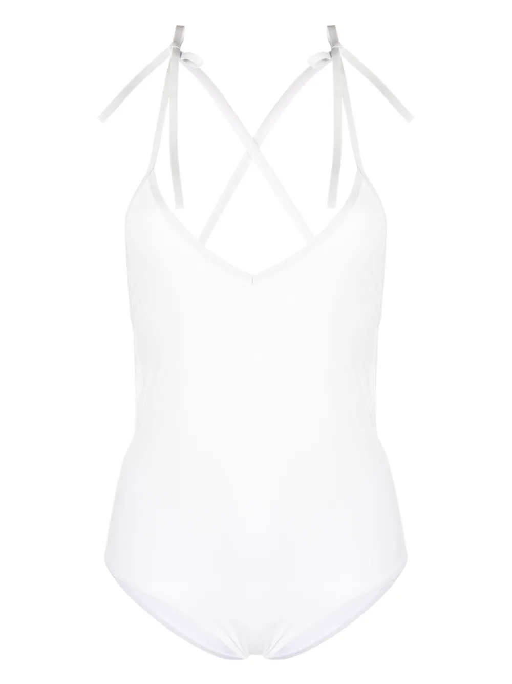 Isabel Marant Crisscross Straps Swimsuit In Weiss ModeSens