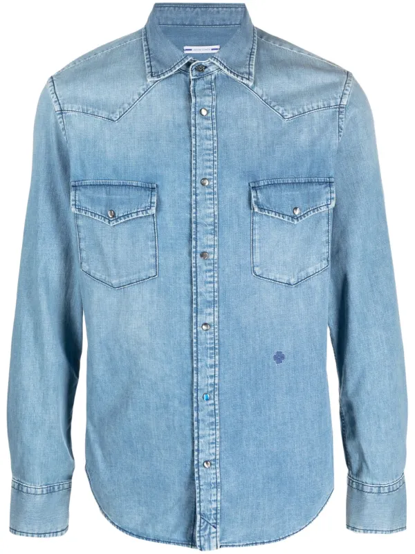 Jacob cohen denim shirt new arrivals