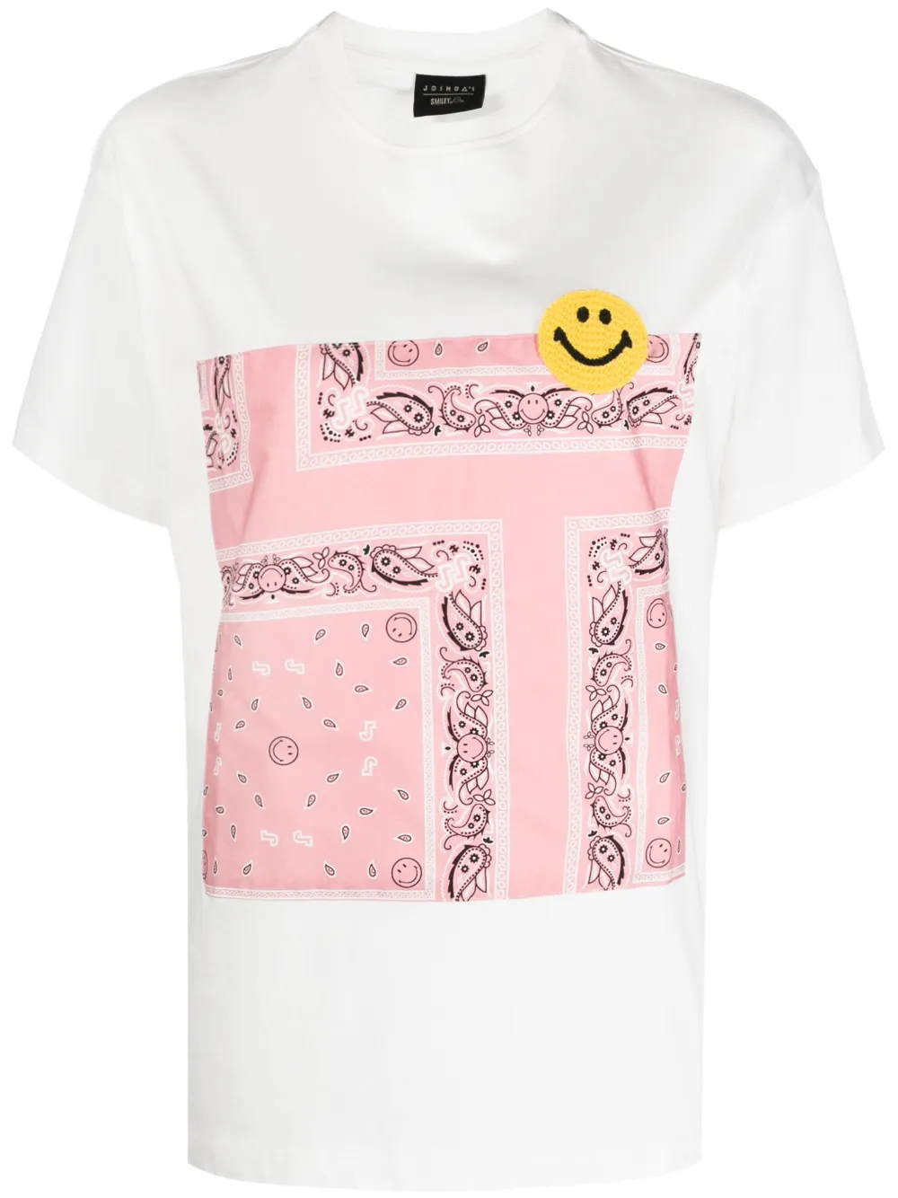 Joshua Sanders bandana-print cotton T-shirt
