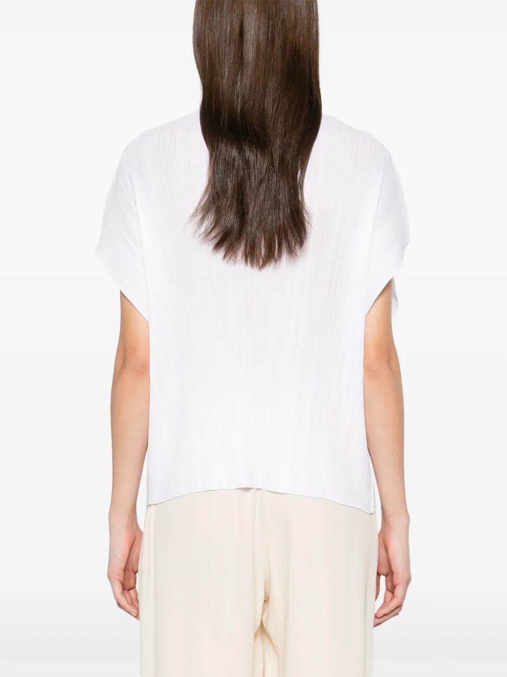 Fabiana Filippi T-shirt met kralen Wit