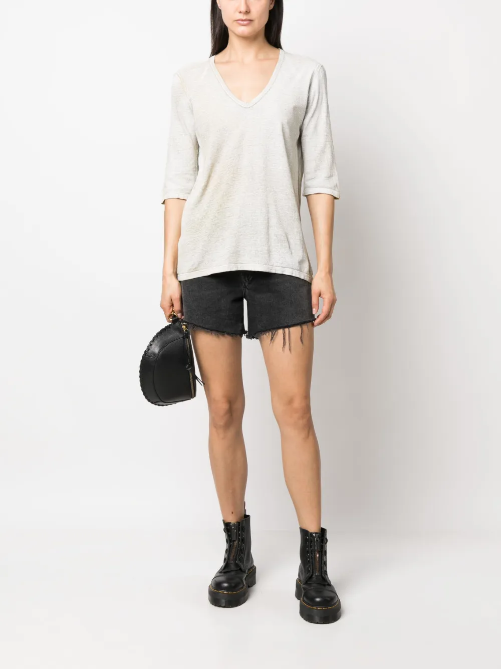 Avant Toi Linnen top - Beige