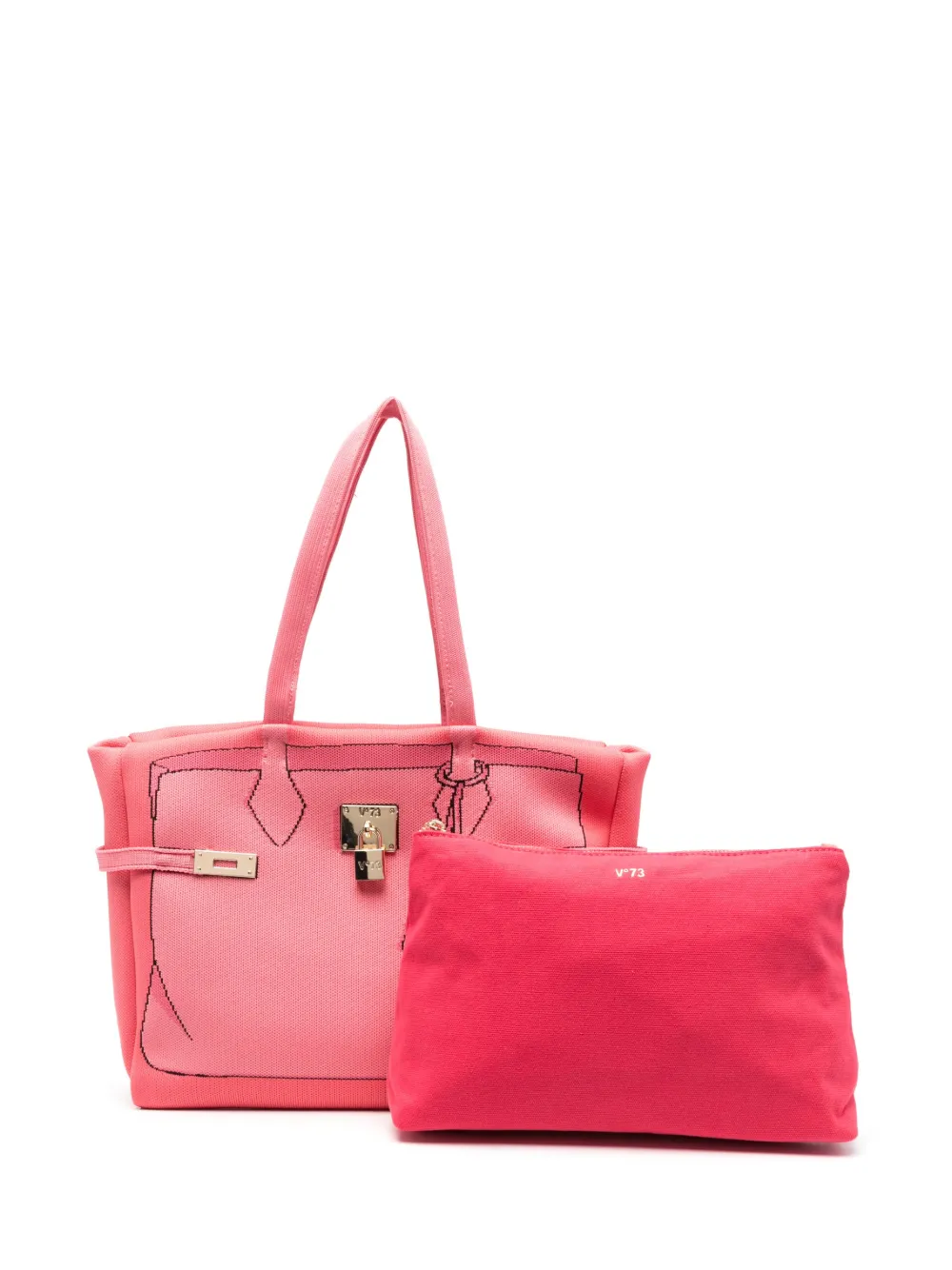 V73 Venus Tote Bag In Pink