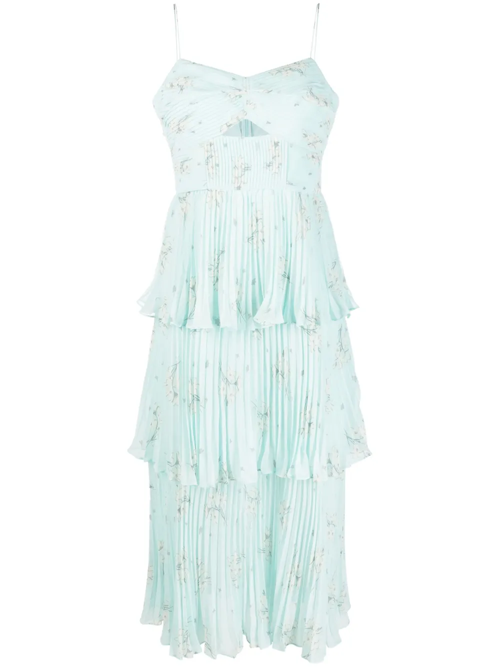 Robe Blanche Plissée à étages BCBGeneration - Taille M (Medium), Occasion En Très Bon état