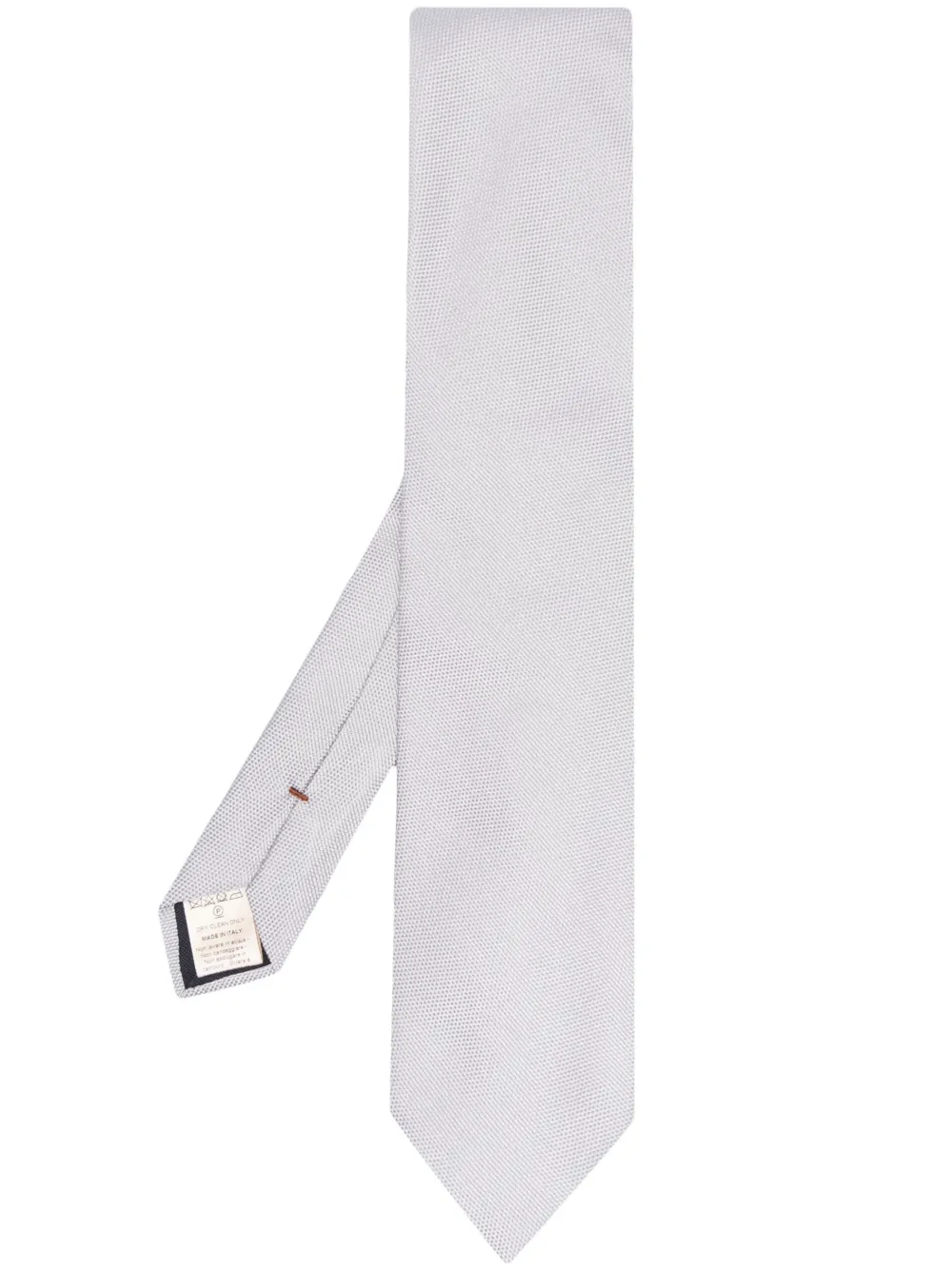 Altea textured pointed-tip tie