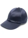 Maison Michel satin curved-peak cap - Blue