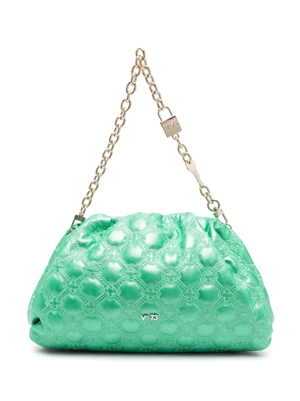V73 Imalia Quilted Handbag In Grün