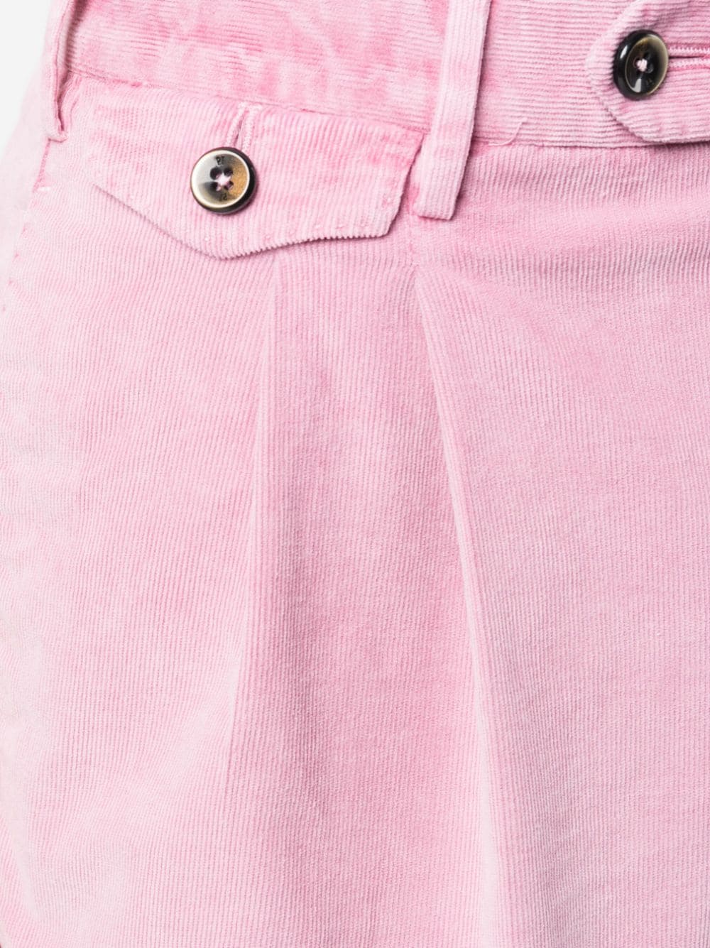 Shop Pt Torino Off-centre Button-fastening Bermuda Shorts In Pink