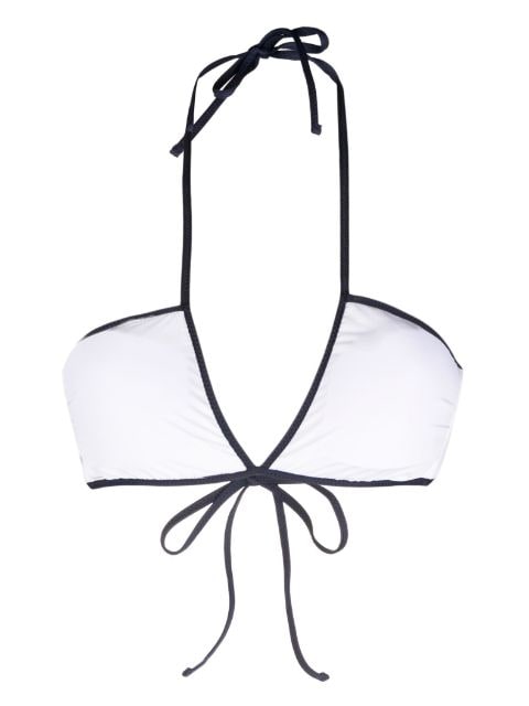 Polo Ralph Lauren contrast-trim bikini top