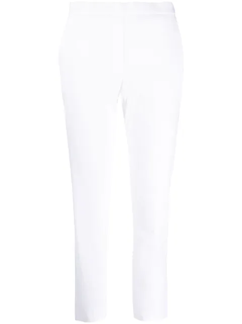 Theory cropped slim-fit trousers
