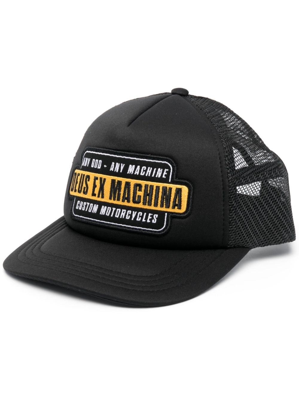 Deus Ex Machina Grip Logo贴花卡车司机帽 In Black