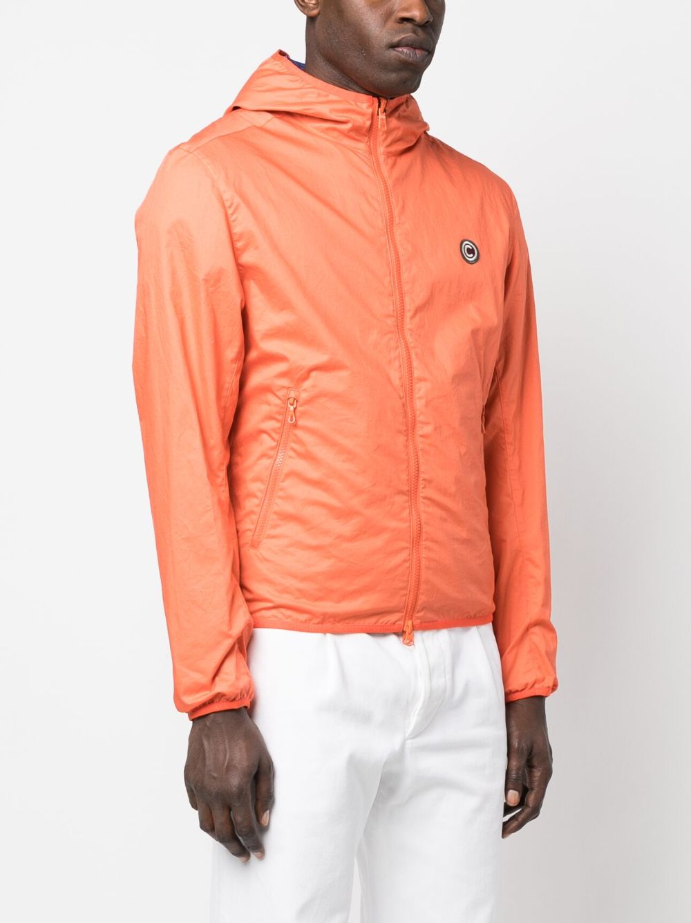 Shop Colmar Reversible Hooded Jacket In Orange