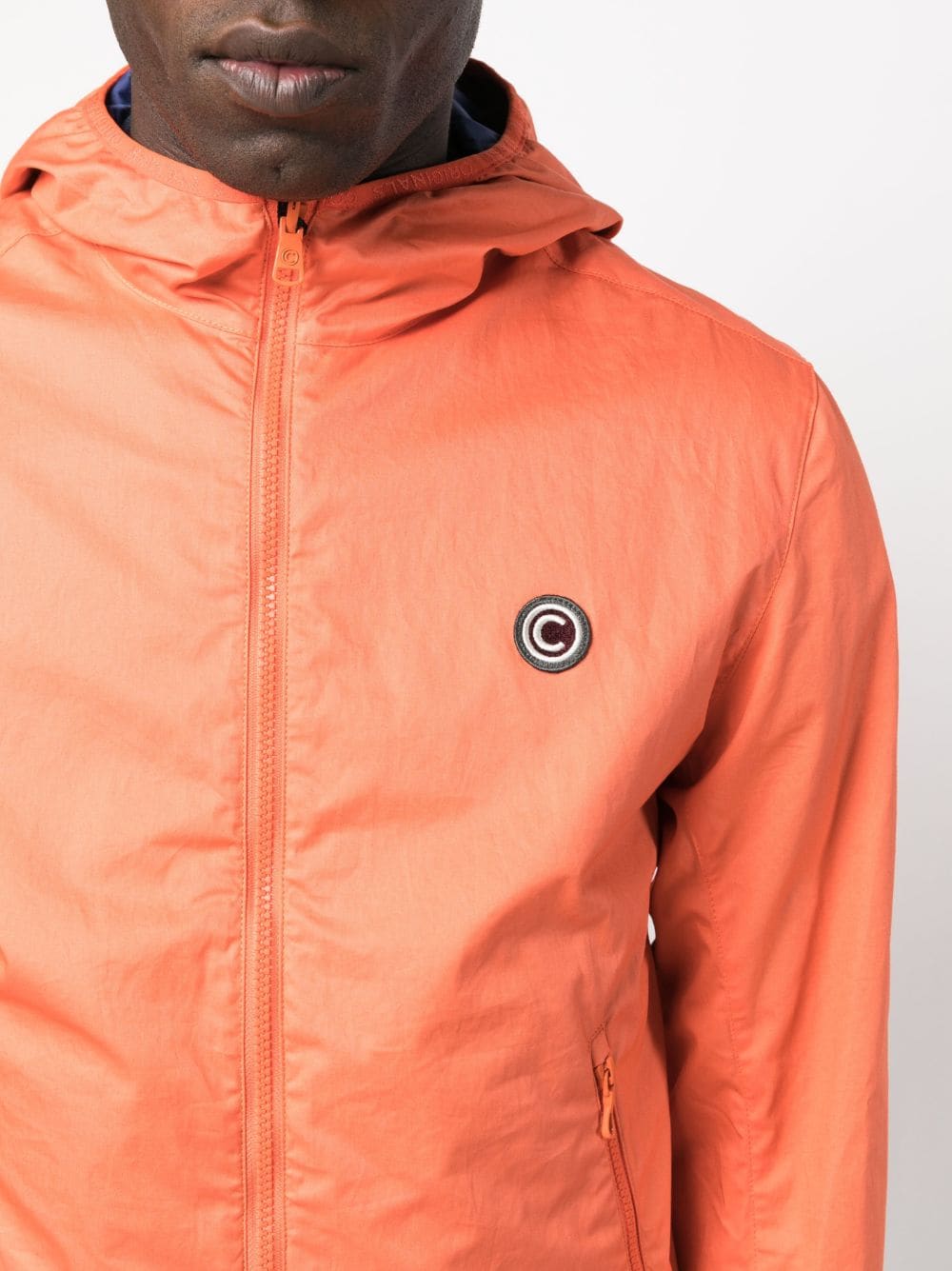 Shop Colmar Reversible Hooded Jacket In Orange