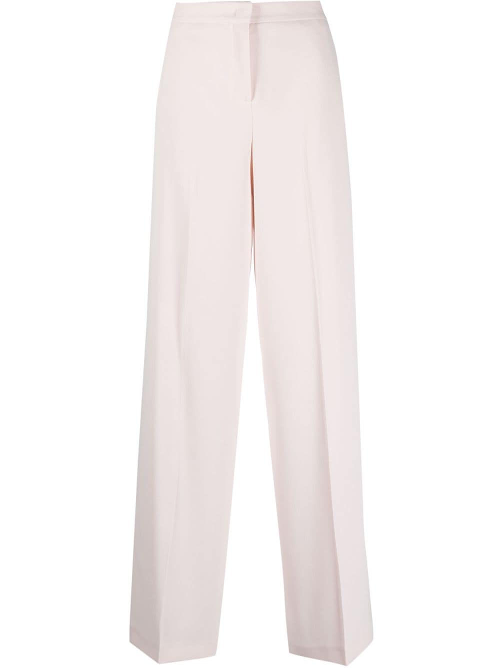 Pinko Mid-rise Tailored Trousers In Rosa