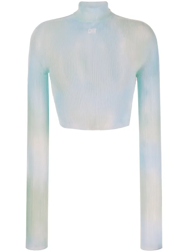 ■Off-White■ Tie Dye Crop Tee Blue OWAD216S23FAB0054000 OWA 19865161_44701674_600.jpg