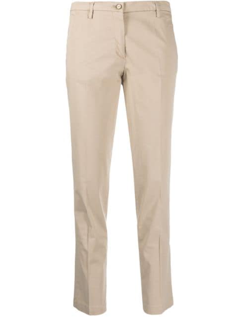 Briglia 1949 logo-patch slim-fit trousers