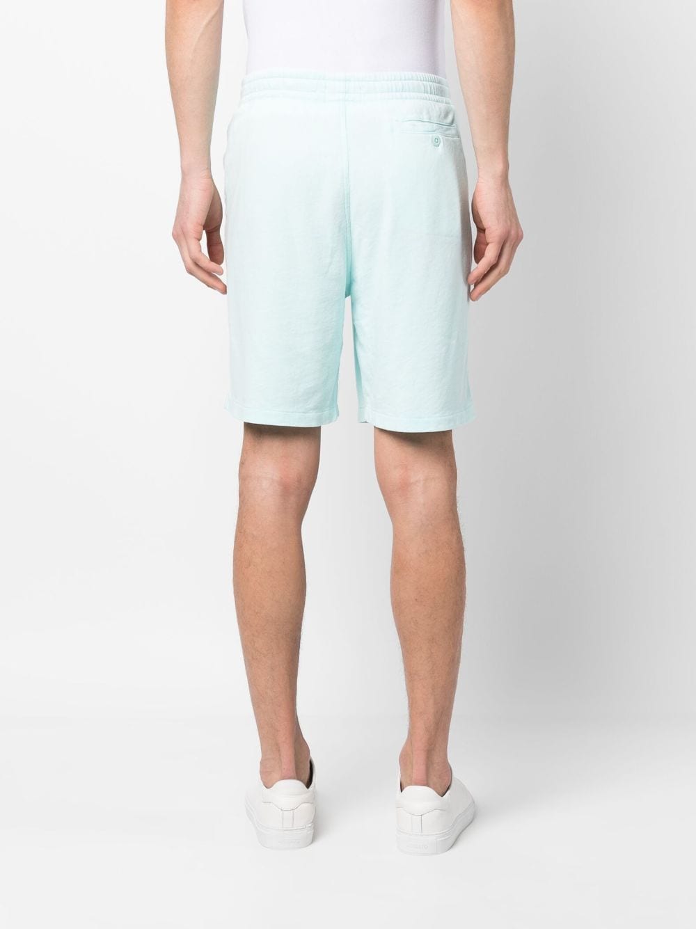 Shop Polo Ralph Lauren Drawstring Cotton Track Shorts In Blau