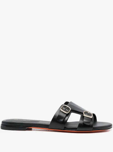 Santoni сандалии с ремешками