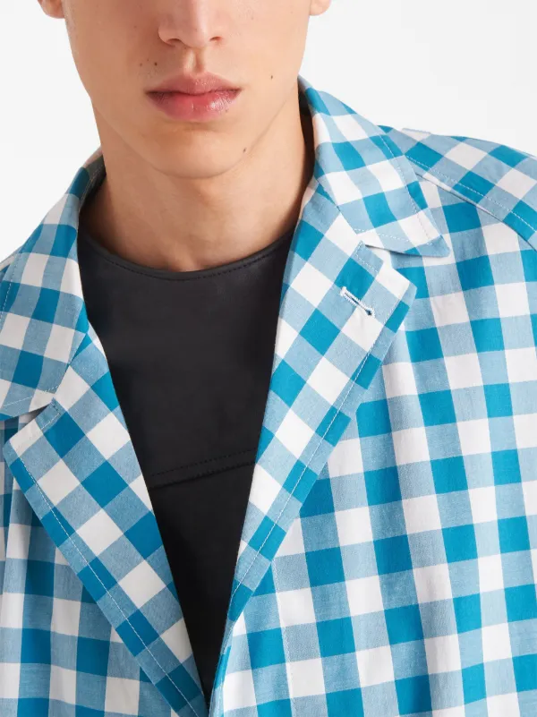 コート PRADA SS25 Printed cotton coat (P641SPSOOO14R5 F0324) Prada Printed Cotton Coat – LOZURI®