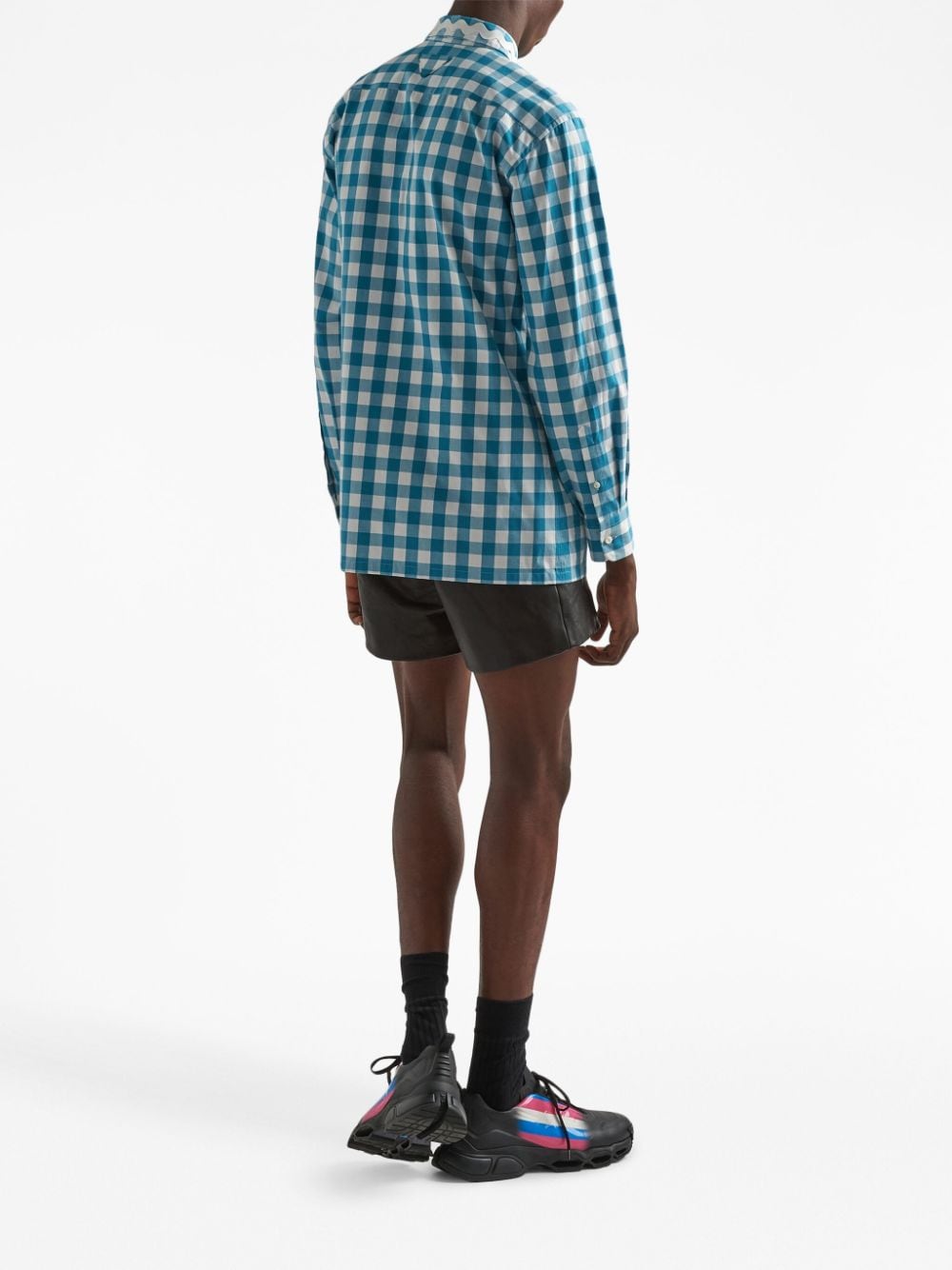 Prada Gingham check-print Cotton Shirt - Farfetch