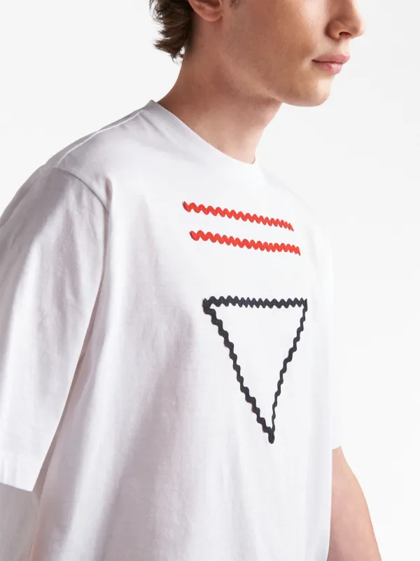 Off white triangle tee online
