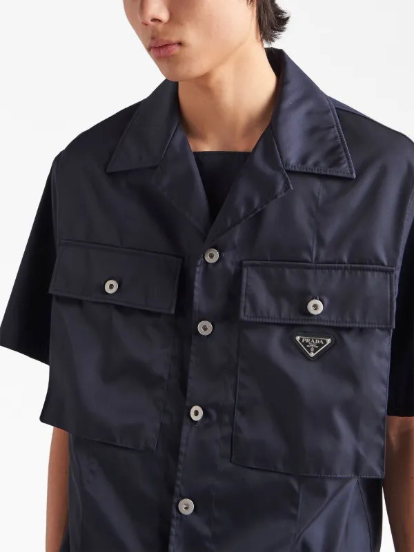 Prada Re-Nylon short-sleeved Shirt - Farfetch