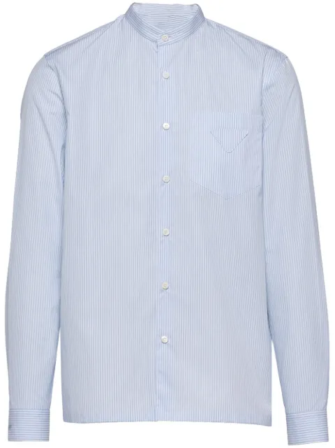 Prada chest pocket striped shirt