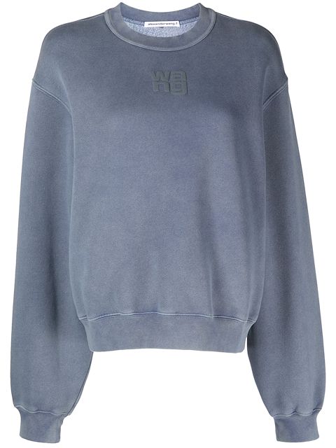 Alexander Wang logo-patch sweatshirt