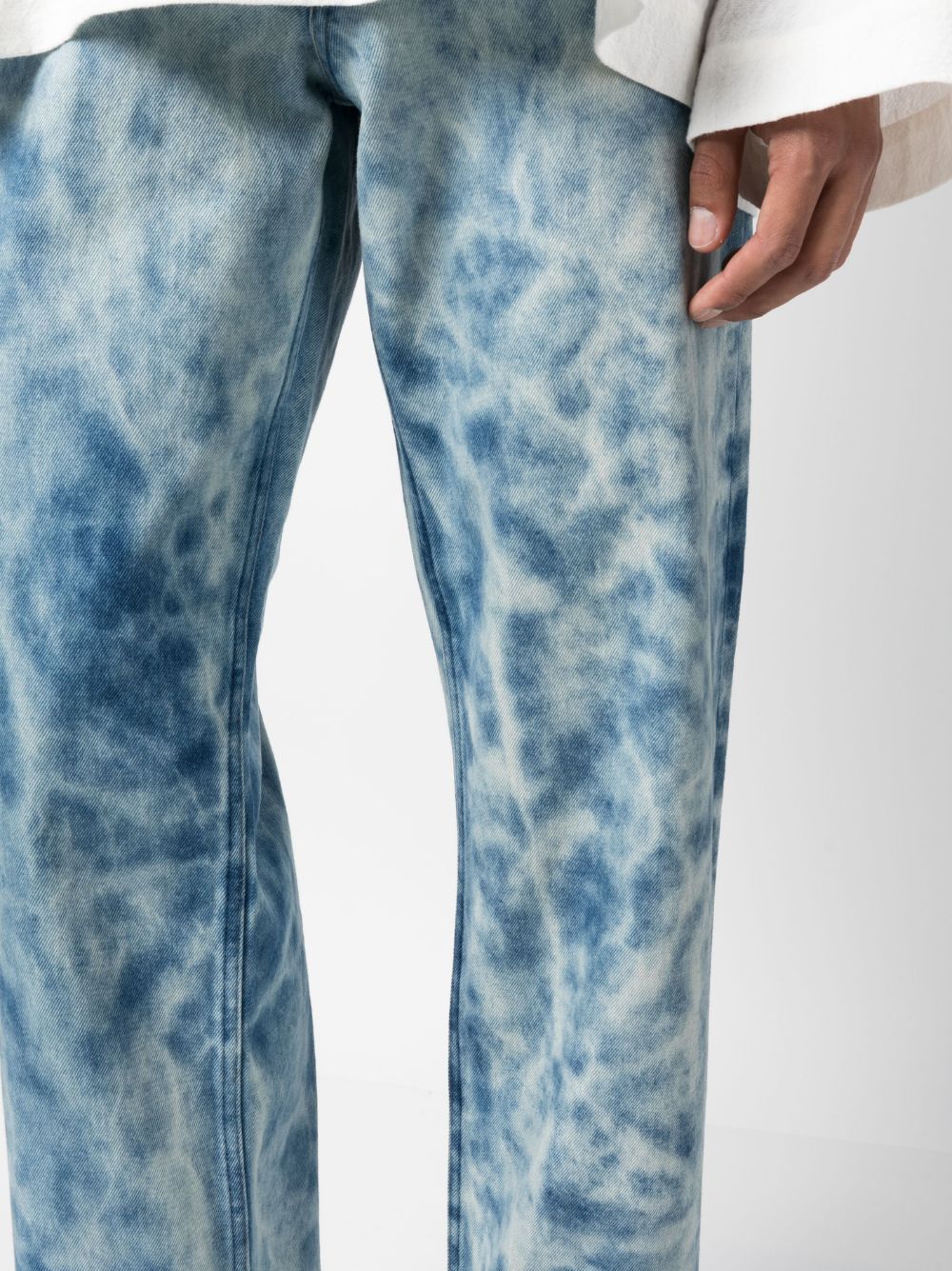 Shop Sunflower High-waist Wide-leg Jeans In Blue