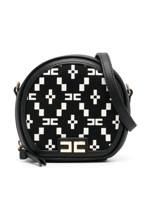 Elisabetta Franchi La Mia Bambina - geometric-print shoulder bag