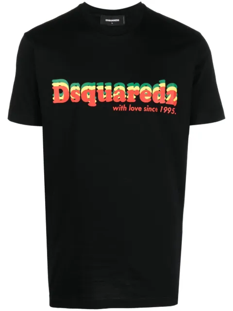 DSQUARED2 logo-print cotton T-shirt