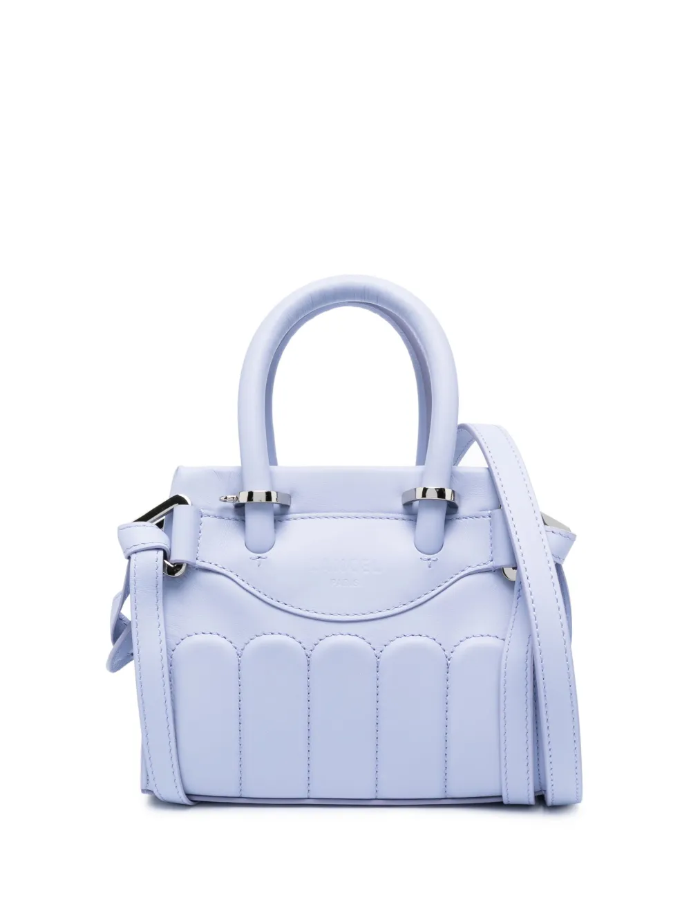 Lancel padded-panel leather tote bag
