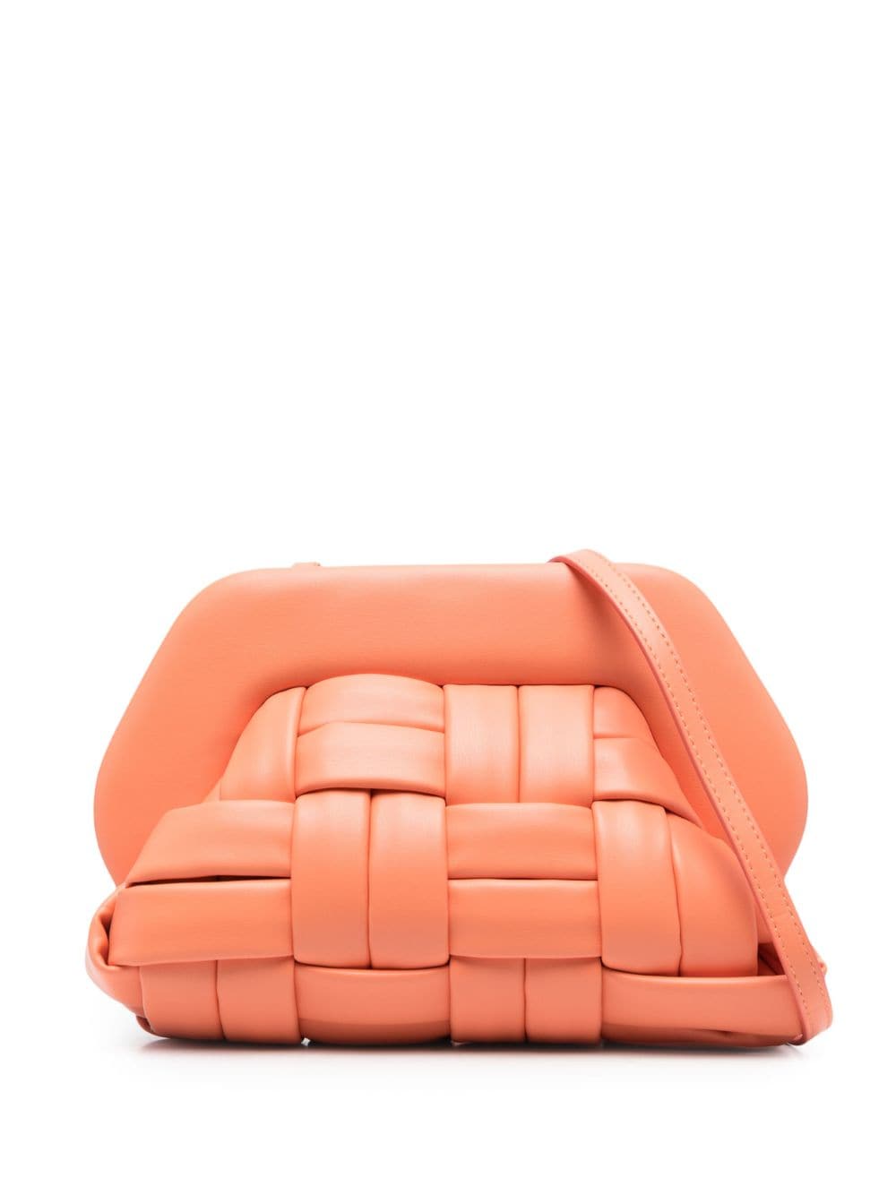 Shop Themoirè Bios Weaved Shoulder Bag In Orange