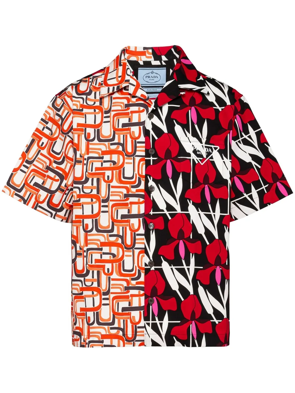 Prada Double Match Cotton Shirt - Farfetch