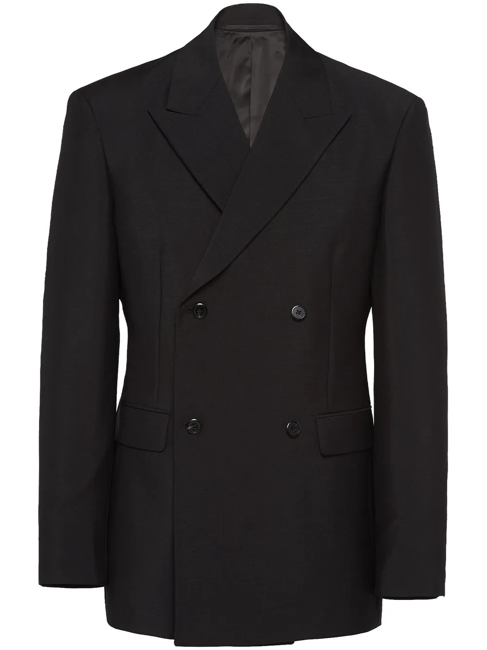 Image 1 of Prada double-breasted mohair-wool blazer