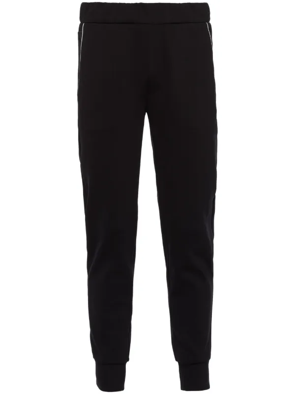 Prada Re Nylon triangle logo Sweatpants Farfetch