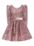 Tulleen Merribrook bow sequin-embellished dress - Pink