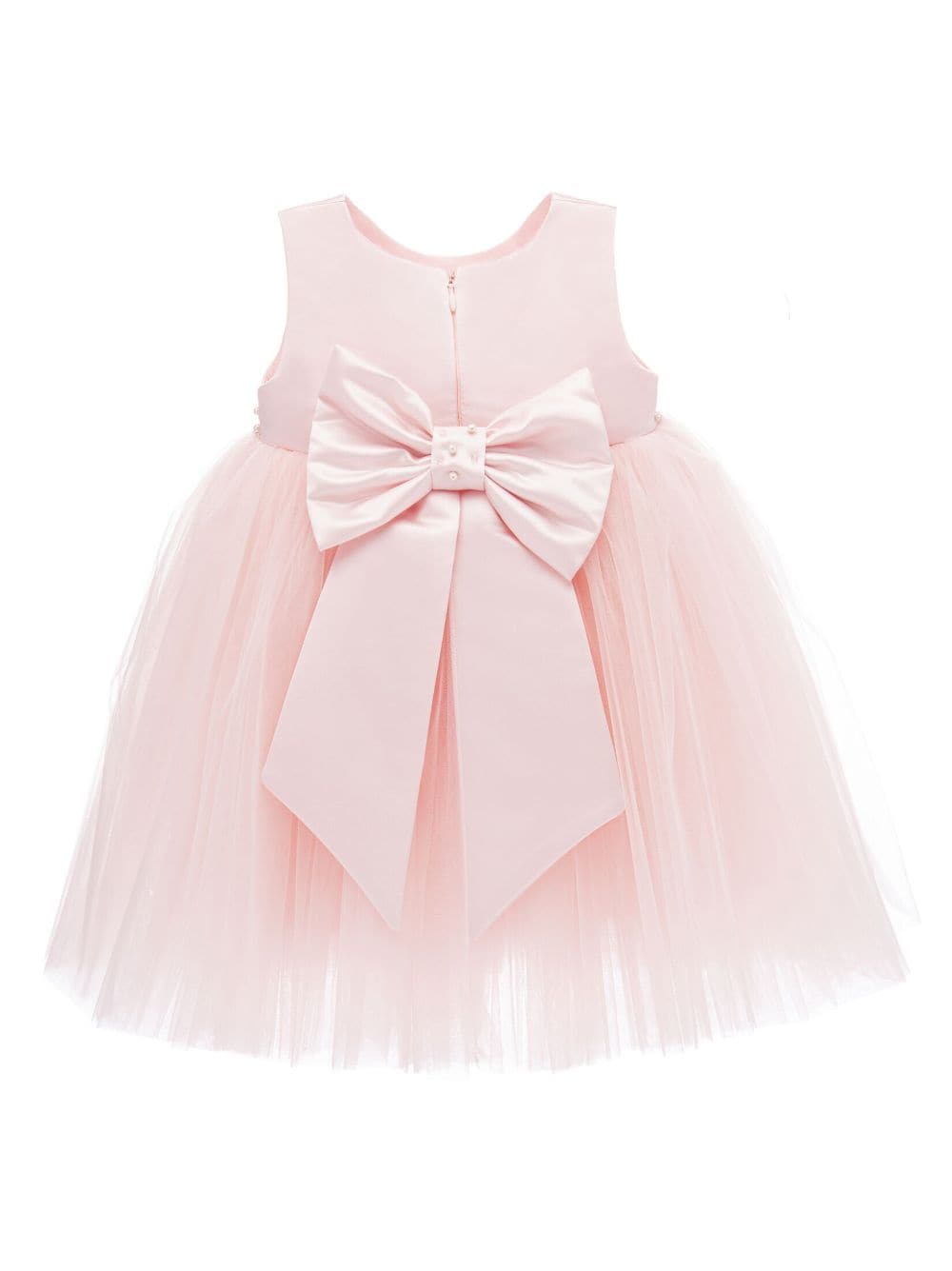 Shop Tulleen Bow Tulle Dress In Pink
